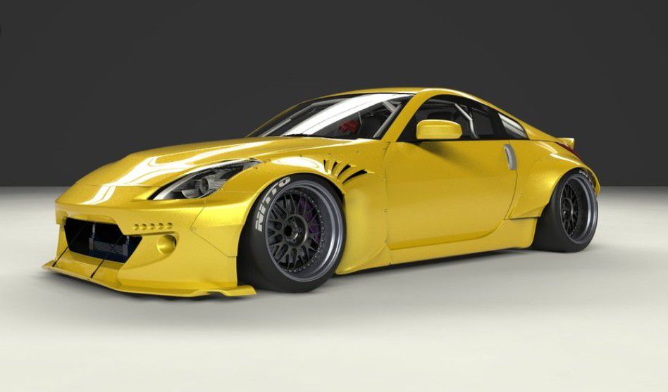 Nissan 350Z Rocket Bunny Z33 wide body kit