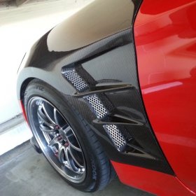 Hyundai Genesis Coupe 2009-2016 Vented Carbon Fiber fender