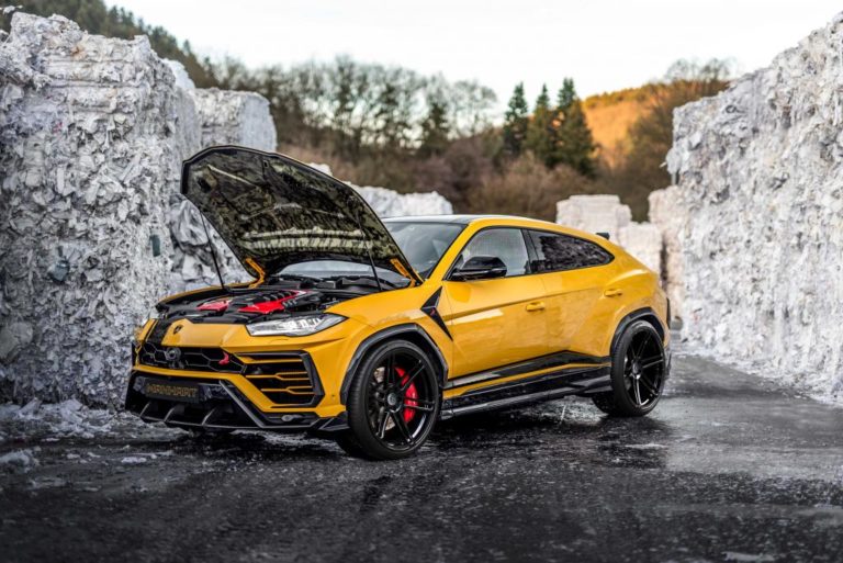 Lamborghini Urus Carbon Fiber Kit, Front And Rear Lip Side Skirts, Hood Body Cover
