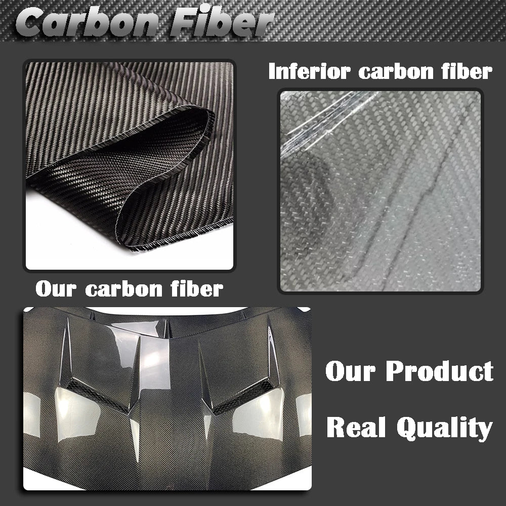 High quality V2 style carbon fiber fender For Infiniti Q50 front vented fender V37 Q50 carbon Front fender