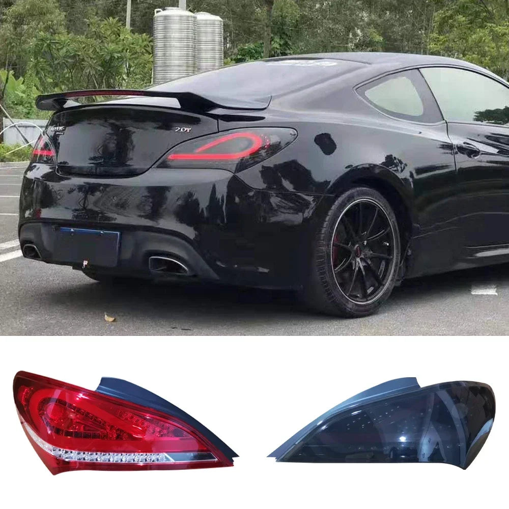 Hyundai Genesis Coupe Tail Lights 2009-2018 LED Tail Light Lamp DRL,Brake,Park, Fast with signaling