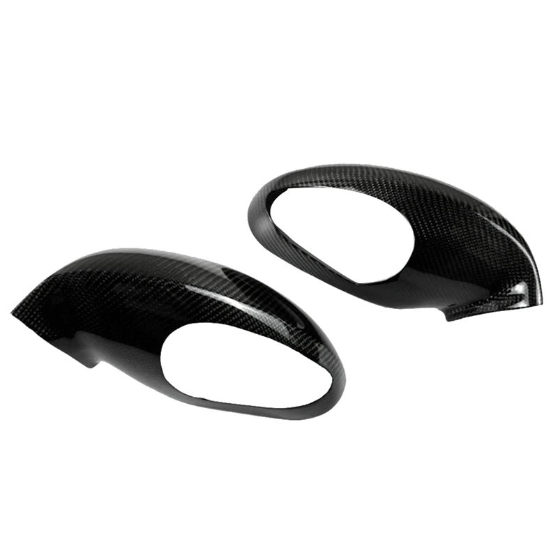 Carbon Fiber Mirror Covers Car Side Mirror Replacement Shell Caps Fits Porsche 911 991.2 GT2 GT3 2016-2018