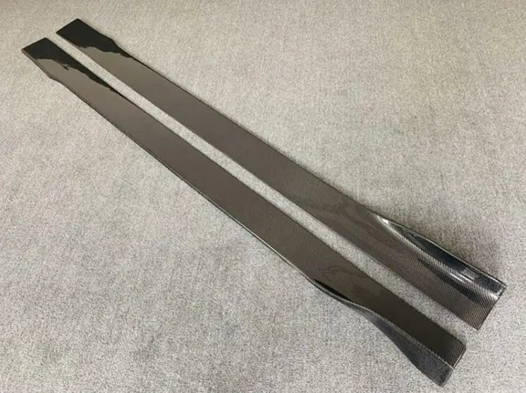 Infiniti Q50 2Pcs/1Set 3K Carbon Fiber Side Skirts