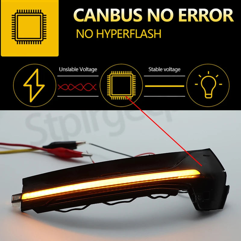 Dynamic blinker for Audi A3 8V S3 RS3 Side Mirror light LED Turn Signal 2013 2014 2015 2016 2017 2018 2019 2020 Arrow flasher