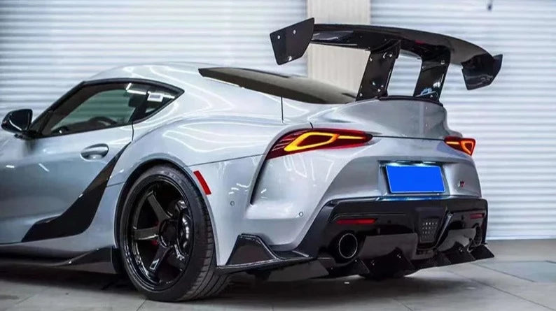 Toyota Supra A90 A91 Bull Demon King Carbon Fiber Vs Style Body Kit