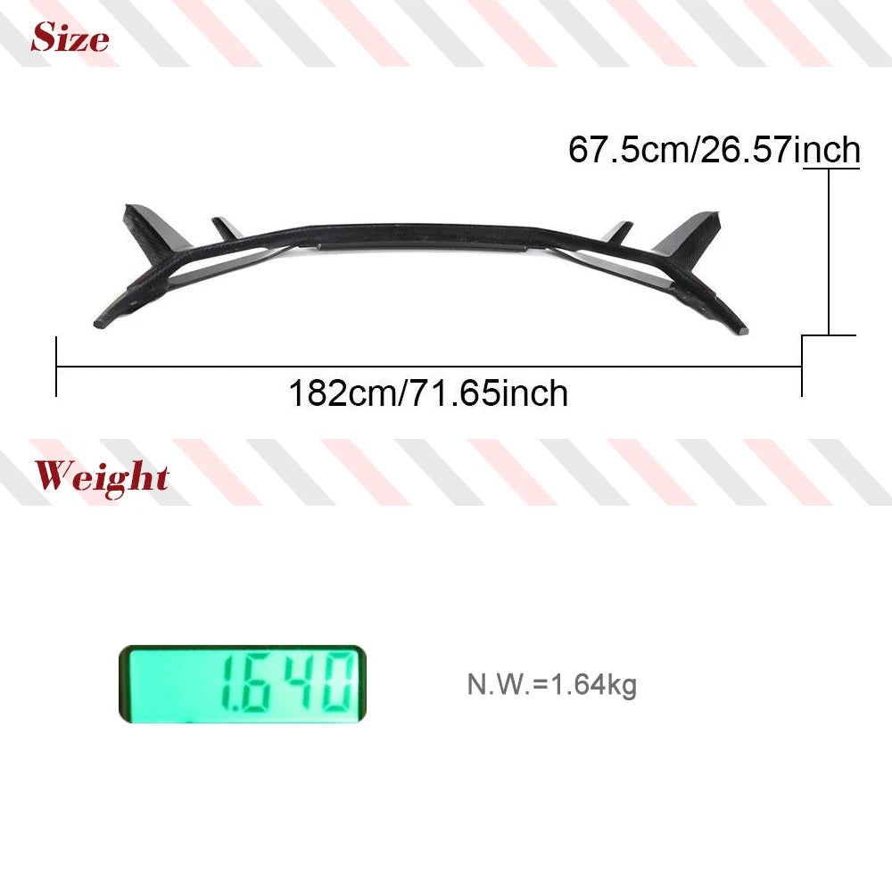 Audi R8 V10 GT 2023 Carbon fiber splitter