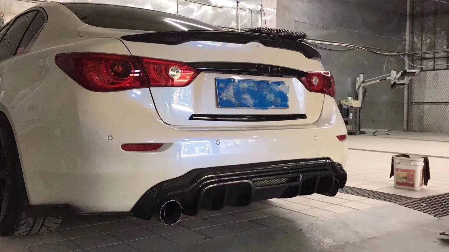 Infiniti Q50 2013-2017 Carbon Fiber Diffuser S style