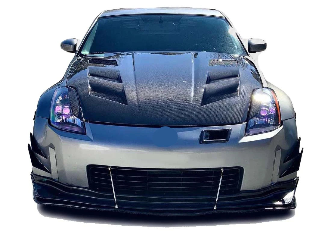 Nissan 350Z-Z33 2003-2006 Years Vader style Carbon Fiber Engine Hood