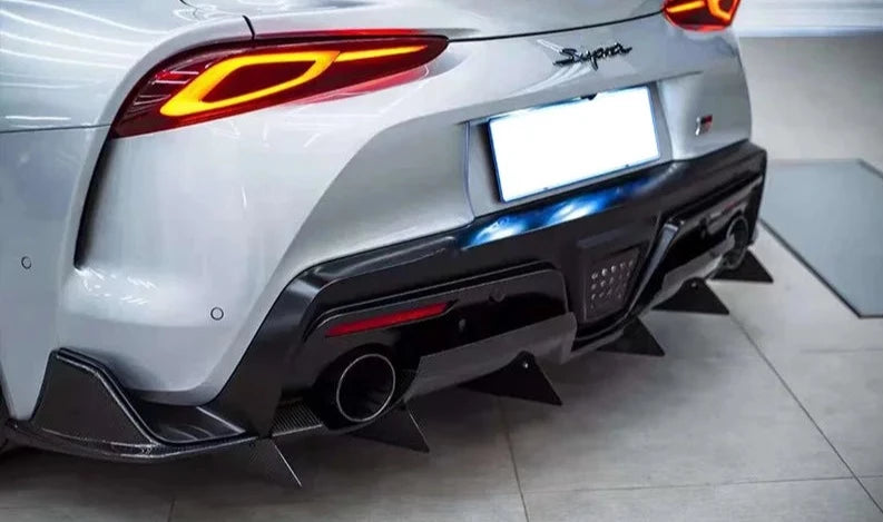 Toyota Supra A90 A91 Bull Demon King Carbon Fiber Vs Style Body Kit