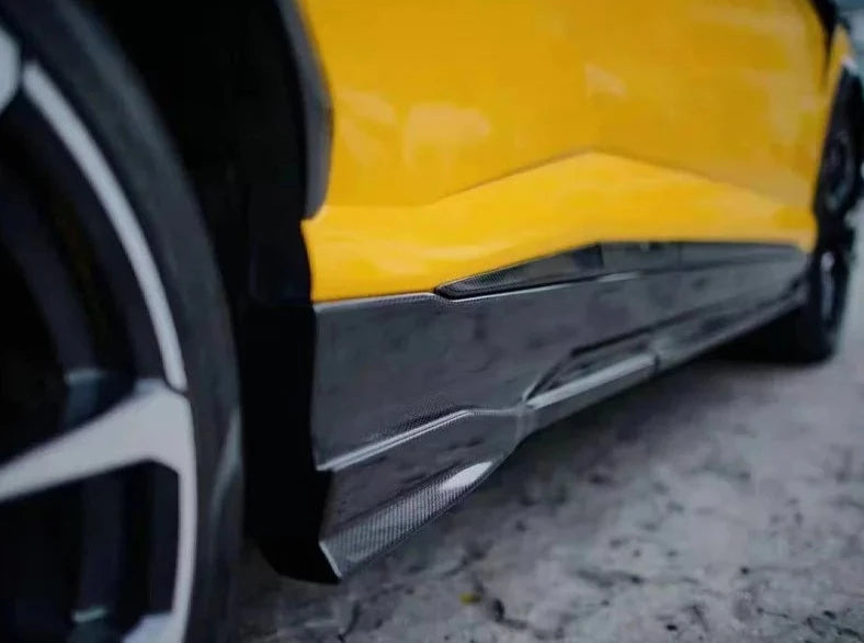 Lamborghini Urus Carbon Fiber Kit, Front And Rear Lip Side Skirts, Hood Body Cover
