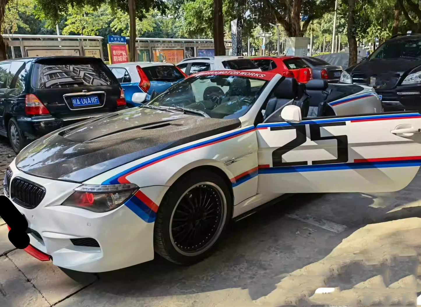 BMW 6 Series E63 E64 640I 650I 630I 3K Carbon fiber hood