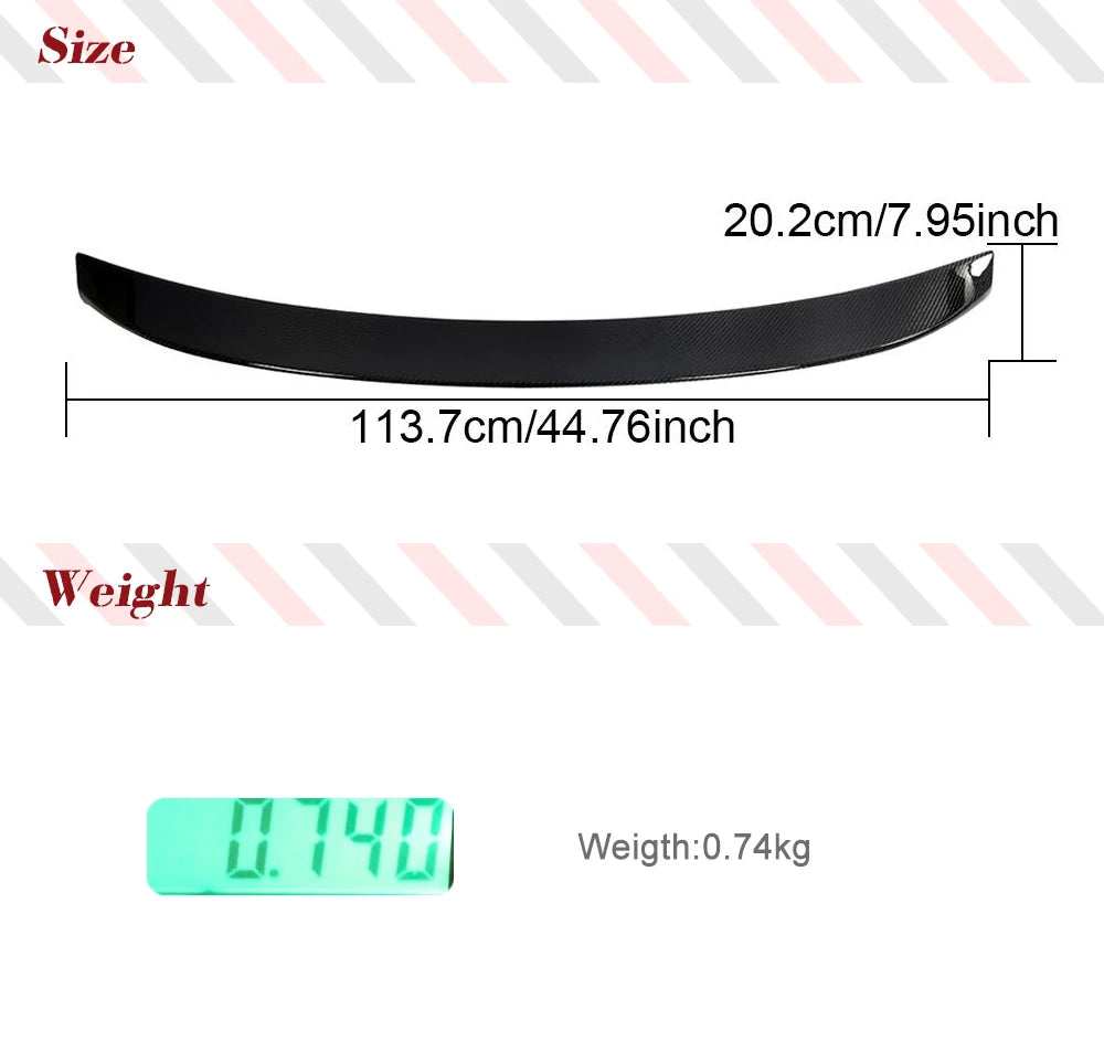 Carbon fiber Spoiler For Kia Stinger 2018-2023