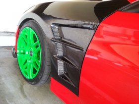 Hyundai Genesis Coupe 2009-2016 Vented Carbon Fiber fender