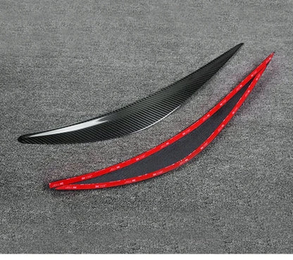 Carbon fiber front lamp eyelids For Infiniti Q50 sedan 3.7L 3.5L 2014 - 2017