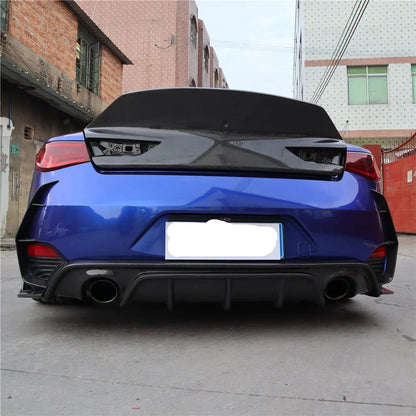 Infiniti Q60 Duckbill Carbon Fiber trunk (FREE SHIPPING)