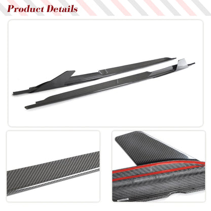 Audi R8 GT Spyder 2023 Carbon Fiber side skirts