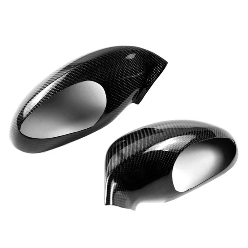 Shock Protector Rear Mirror Shell Carbon Fiber Mirror Covers Car Side Mirror Replacement Shell Caps Fits ...