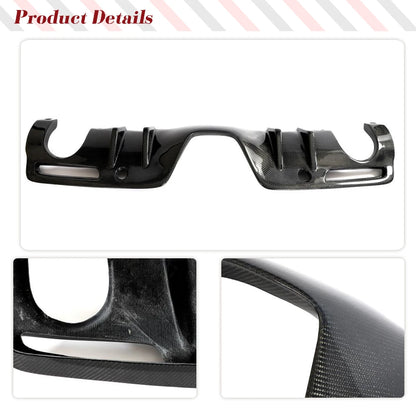 Carbon Fiber Car Rear Bumper Diffuser for Toyota Supra A90 A91 2019-2022 Coupe 2-Door Lower Bumper Lip Spoiler Valance Protector
