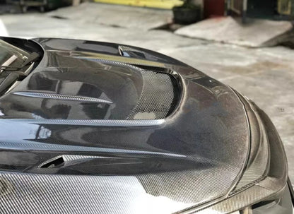 Honda Civic FK8 Type R carbon fiber with Hood Scoop