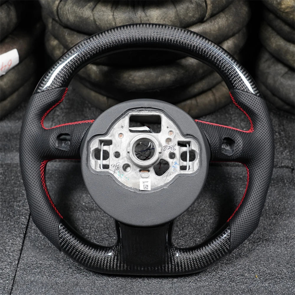 Audi A3 A6 A7 S6 2012-2016 Carbon fiber steering wheel with led lights (FREE SHIPPING)