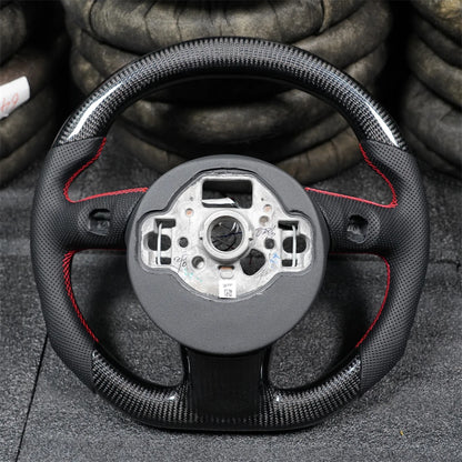Audi A3 A6 A7 S6 2012-2016 Carbon fiber steering wheel with led lights (FREE SHIPPING)