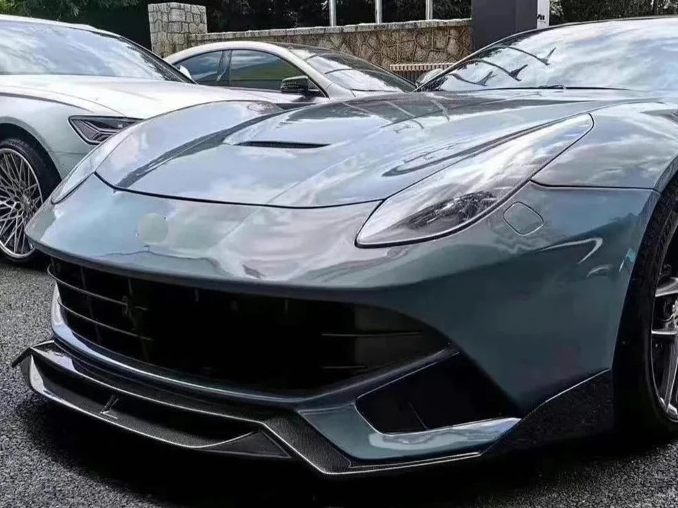 Carbon Fiber Front Bumper Splitter for Ferrari F12 2013 - 2017