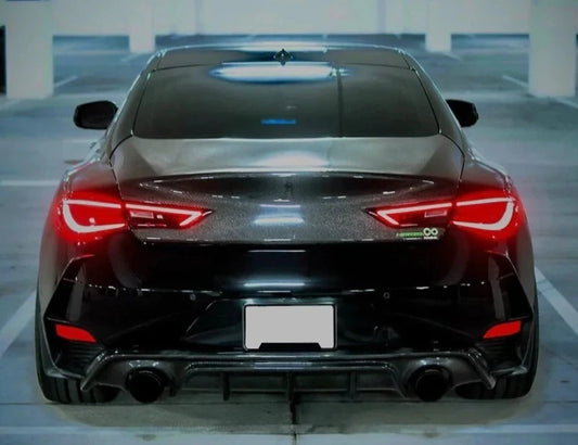 Infiniti Q60 OEM 3k Carbon fiber style trunk with FREE SHIPPING