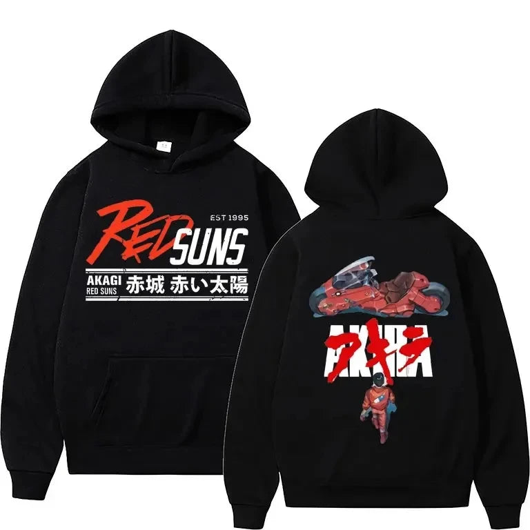 Anime Initial D Hoodies Mazda RX7 Printed Hoodie Men Women JDM Automobile Culture Hoodies Cotton Fashion Sweatshirt Streetwear