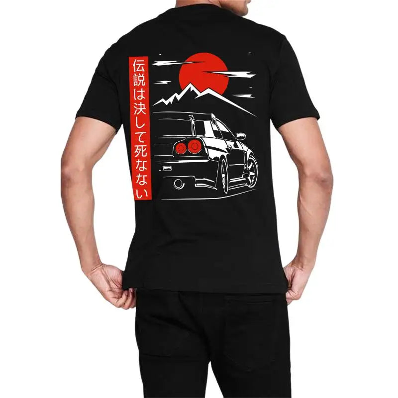 JDM Culture GTR Racing T Shirts 100% Cotton