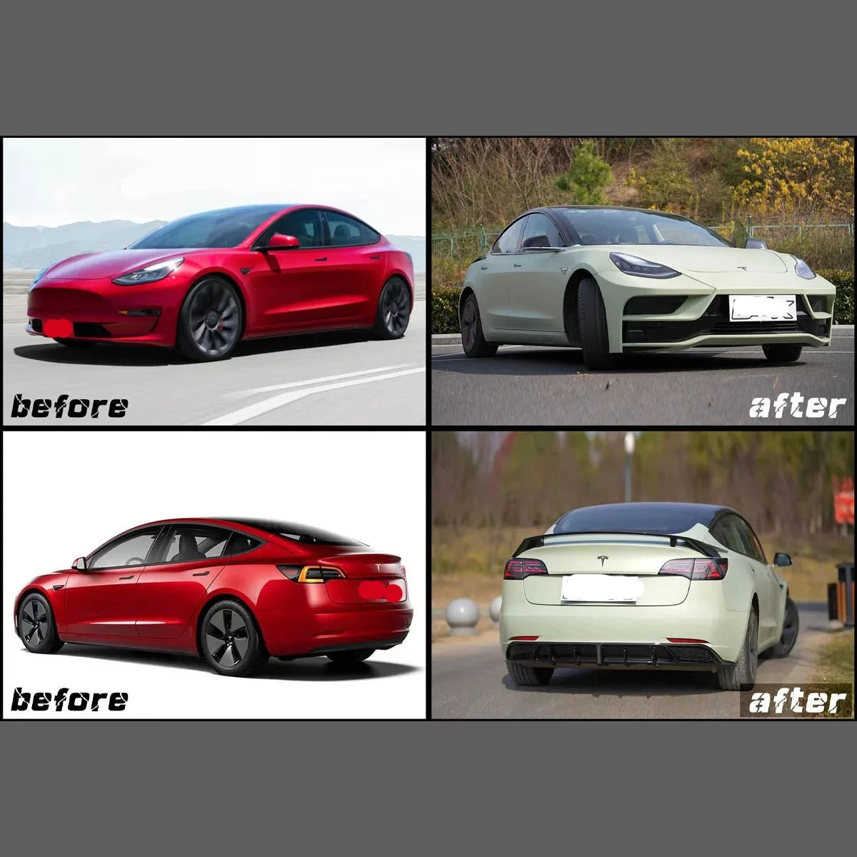 Modle 3 Body Kit Tesla Model 3 Body kit – S-Motorsports LLC.