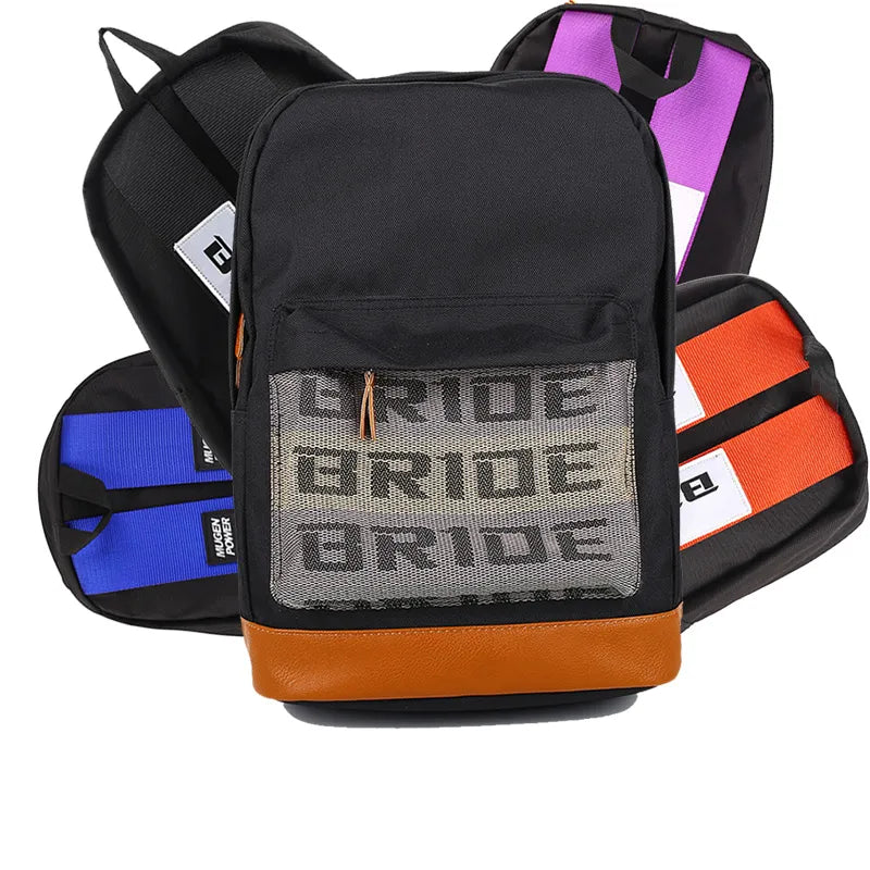 JDM backpack with Seat Belt Harness Straps – S-Motorsports LLC.