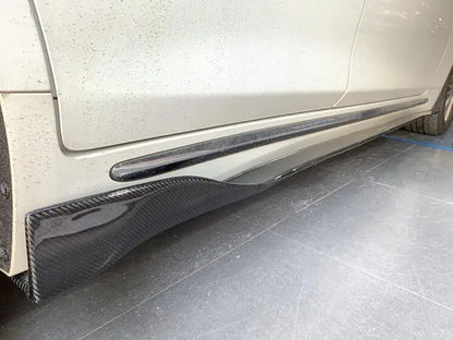 Infiniti Q50 2Pcs/1Set 3K Carbon Fiber Side Skirts