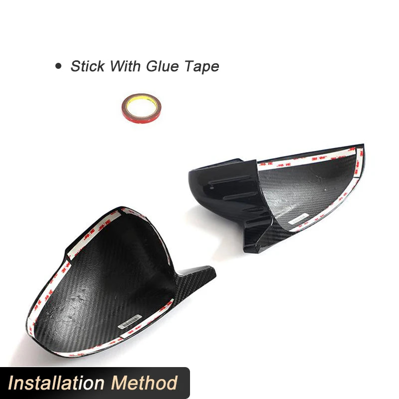 Dry Carbon Rear View Mirror Covers for KIA Stinger GT EX Hatchback 4-Door 2018-2023 Car Racing Add On Rearview Mirror Caps Shell