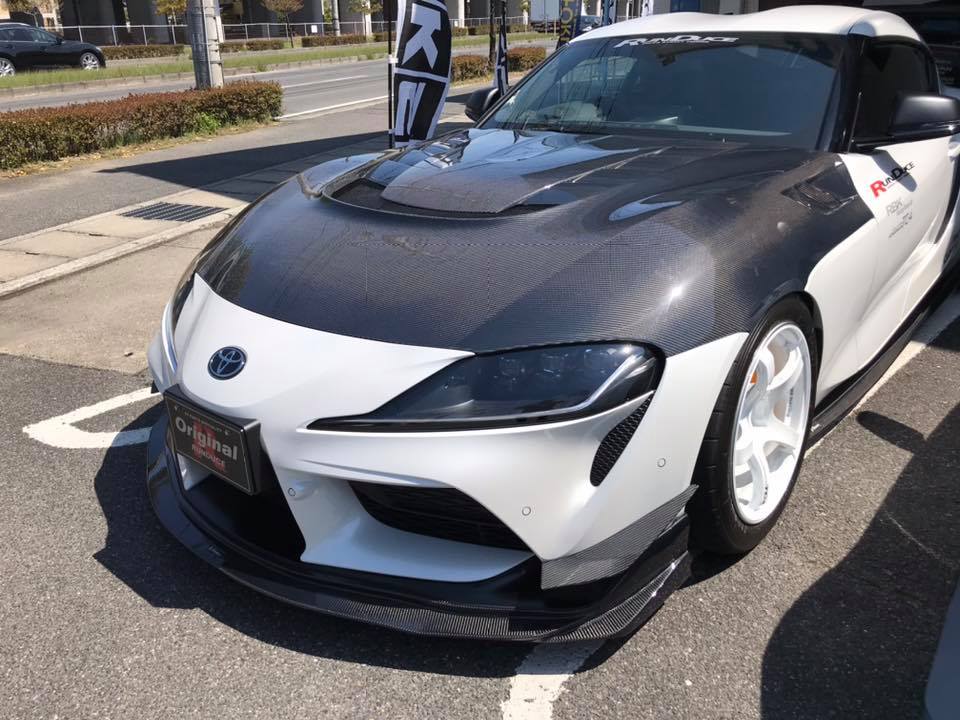 VRS Style Hood Carbon Fiber For Toyota GR Supra A90 A91 Mk5