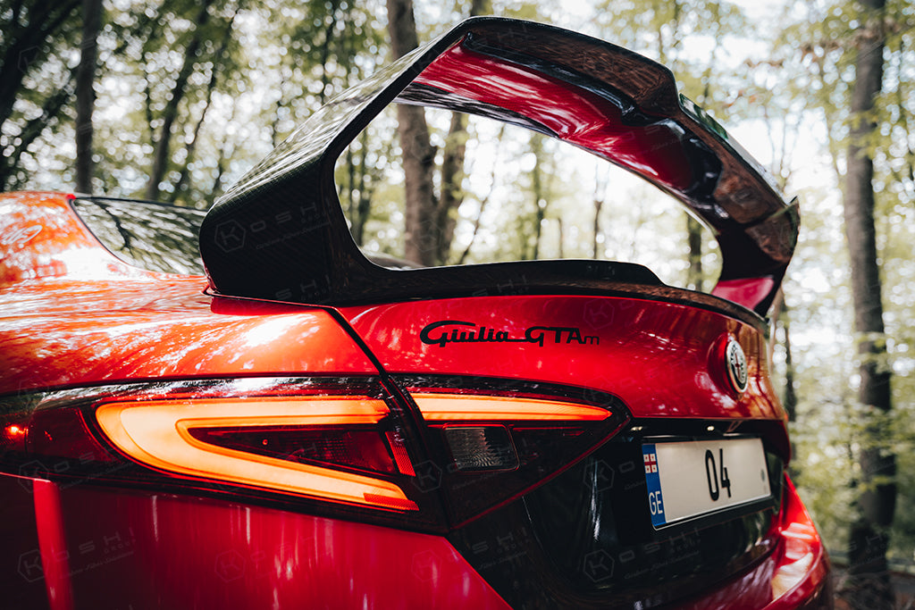 Alfa Romeo Giulia Spoiler Sedan Rear Trunk Spoiler GTA Style