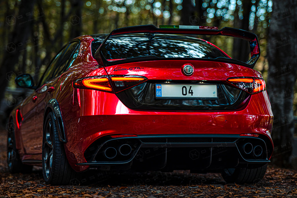 Alfa Romeo Giulia Spoiler Sedan Rear Trunk Spoiler GTA Style